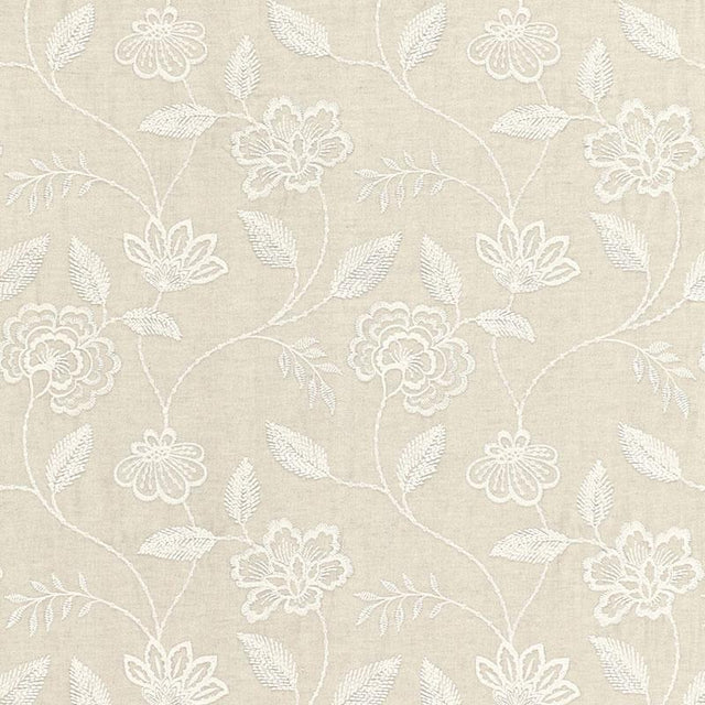 Schumacher Penelope Embroidery Linen Fabric