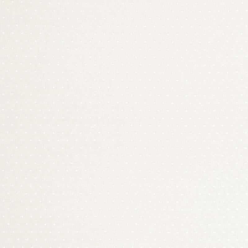 Schumacher Pin Dot Sheer Ivory Fabric