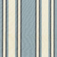Schumacher Seneca Cotton Stripe Chambray/ Indigo Fabric
