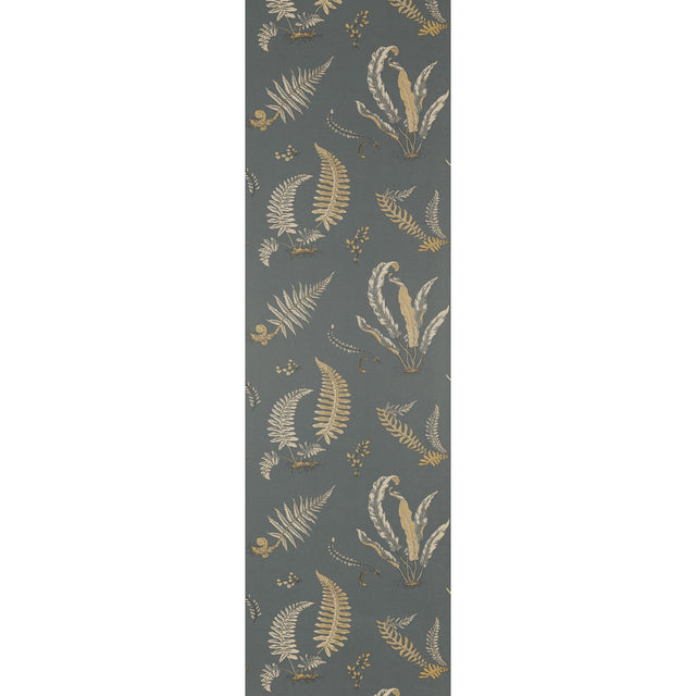 G P & J Baker FERNS CHARCOAL/BRONZE Wallpaper