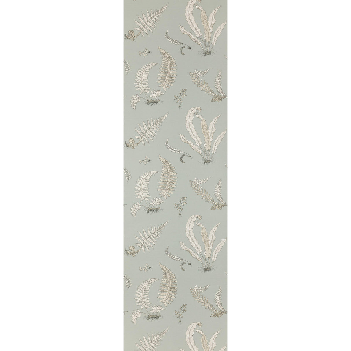 G P & J Baker FERNS SOFT BLUE Wallpaper