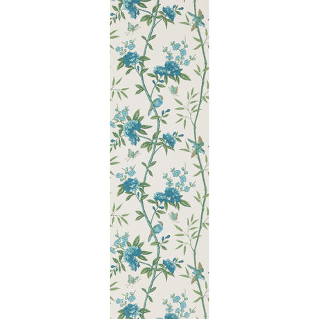 G P & J Baker PEONY & BLOSSOM INDIGO/TEAL Wallpaper