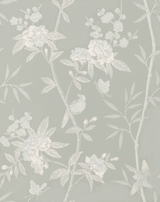 G P & J Baker PEONY & BLOSSOM SOFT BLUE Wallpaper