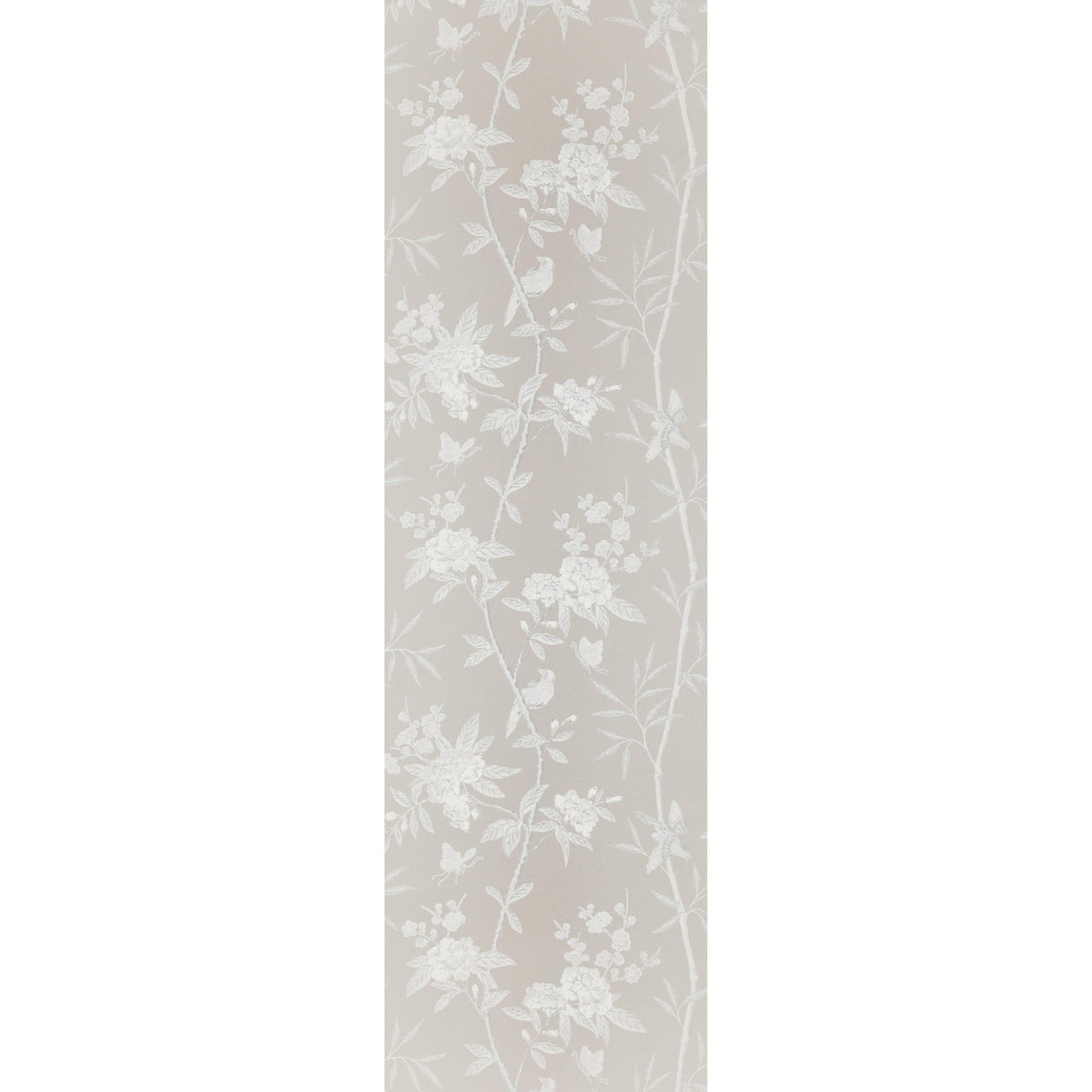 G P & J Baker PEONY & BLOSSOM SOFT GREY Wallpaper