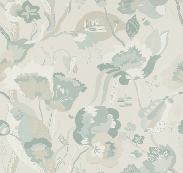 G P & J Baker CALIFORNIA SOFT BLUE Wallpaper