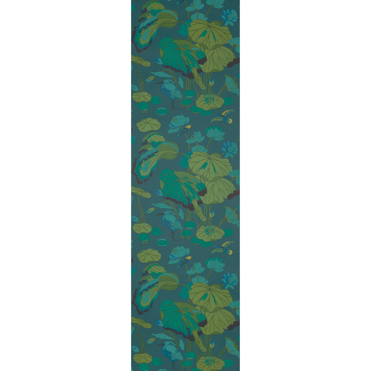 G P & J Baker NYMPHEUS TEAL Wallpaper