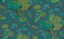 G P & J Baker NYMPHEUS TEAL Wallpaper