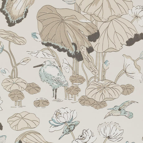 G P & J Baker NYMPHEUS LINEN Wallpaper