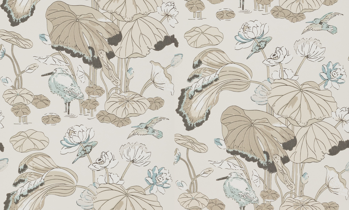 G P & J Baker NYMPHEUS LINEN Wallpaper