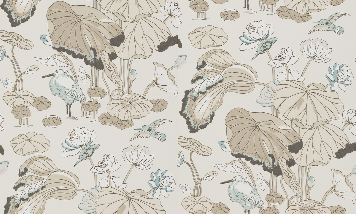 G P & J Baker NYMPHEUS LINEN Wallpaper