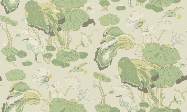 G P & J Baker NYMPHEUS BOTANICAL Wallpaper