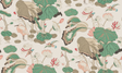G P & J Baker NYMPHEUS SOFT BLUSH Wallpaper