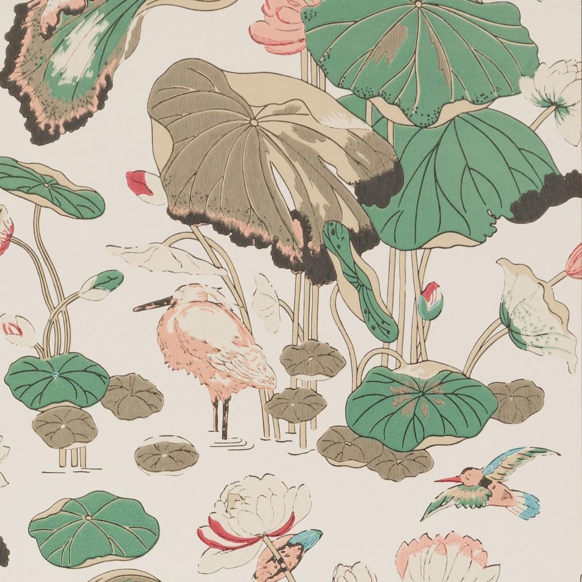 G P & J Baker NYMPHEUS SOFT BLUSH Wallpaper