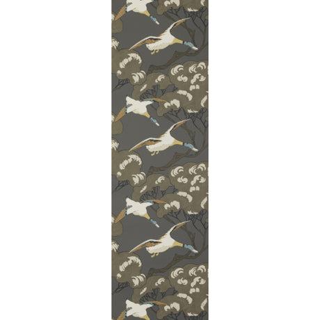 Mulberry FLYING DUCKS CHARCOAL Wallpaper