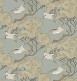 Mulberry FLYING DUCKS SLATE BLUE Wallpaper