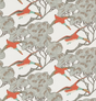 Mulberry FLYING DUCKS CORAL/CLAY Wallpaper