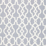 Schumacher Summer Palace Fret Wisteria Fabric