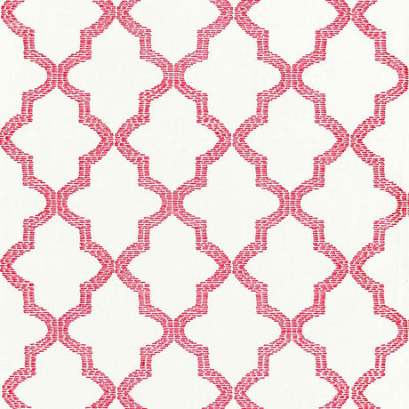 Schumacher Tangier Embroidery Peony Fabric