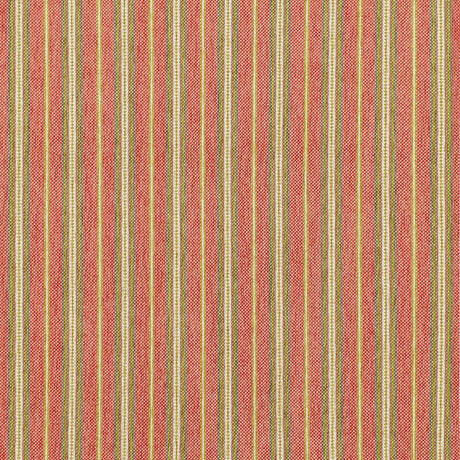 Schumacher Toscana Stripe Tuscan Red Fabric