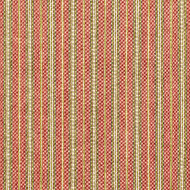 Schumacher Toscana Stripe Tuscan Red Fabric