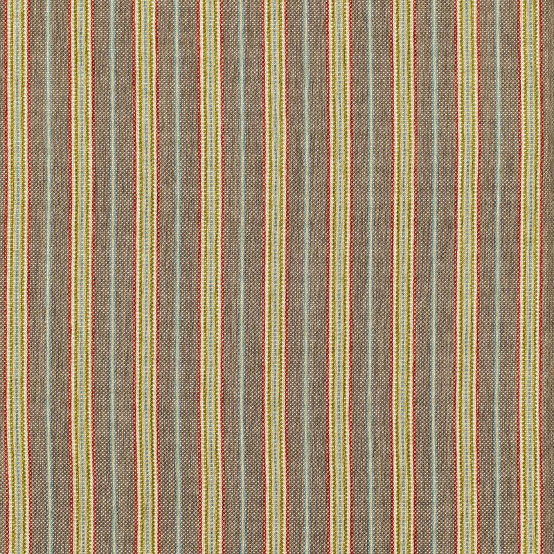 Schumacher Toscana Stripe Espresso Fabric