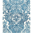 Schumacher Tremezzo Damask Caspian Fabric