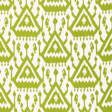Schumacher Vientiane Ikat Palm Fabric