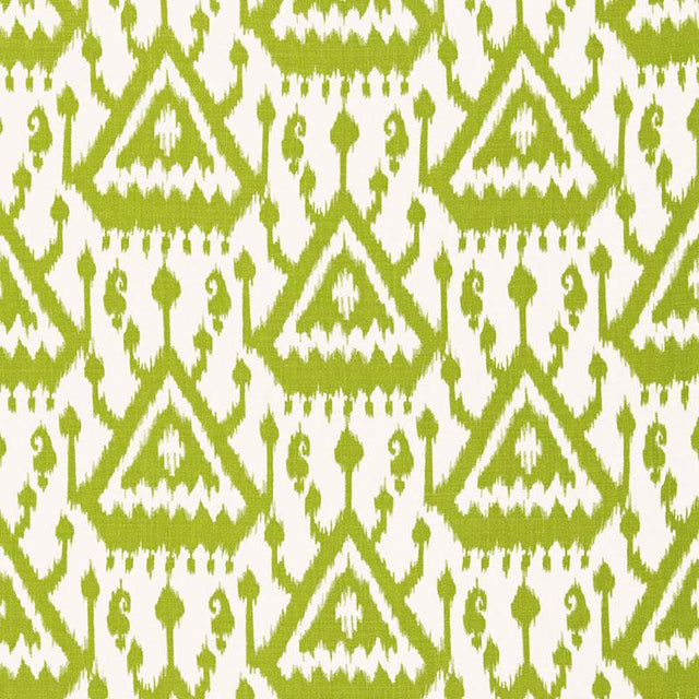 Schumacher Vientiane Ikat Palm Fabric