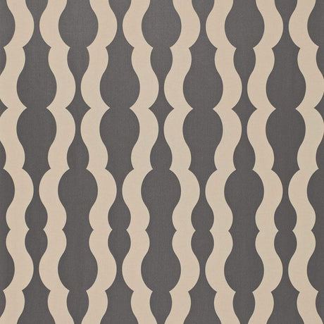 Schumacher Villeroux Weave Charcoal Fabric