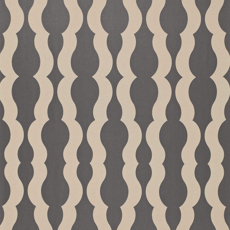 Schumacher Villeroux Weave Charcoal Fabric