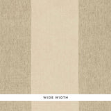 Schumacher Vista Linen Stripe Casement Flax Fabric