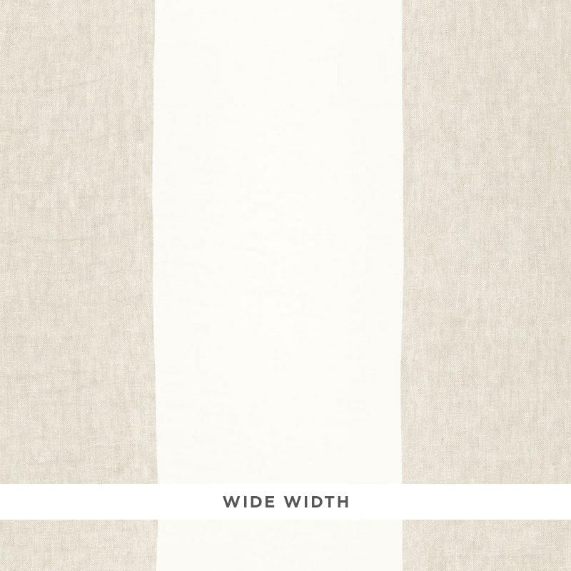Schumacher Vista Linen Stripe Casement Linen Fabric