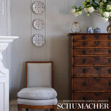 Schumacher Wellfleet Ticking Stripe Ocean Fabric