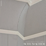 Schumacher Wellfleet Ticking Stripe Ocean Fabric