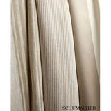 Schumacher Wesley Ticking Stripe Umber Fabric