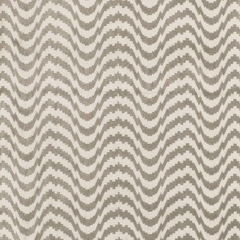 Schumacher Zorio Velvet Driftwood Fabric