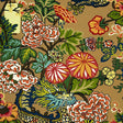Schumacher Chiang Mai Dragon Mocha Wallpaper