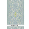 Schumacher Pasha Paisley Sky Wallpaper