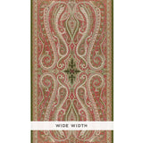Schumacher Pasha Paisley Pomegranate Wallpaper