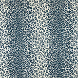 Schumacher Iconic Leopard Ink Fabric