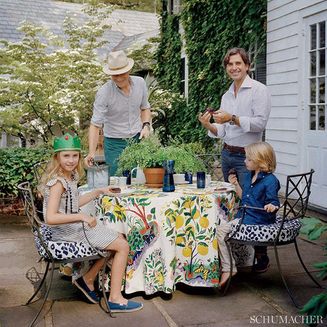 Schumacher Iconic Leopard Ink Fabric