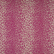 Schumacher Iconic Leopard Fuchsia/Natural Fabric