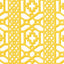 Schumacher Zanzibar Trellis Chintz Canary Fabric