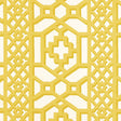 Schumacher Zanzibar Trellis Matte Canary Fabric
