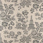 Schumacher Song Garden Greige Fabric