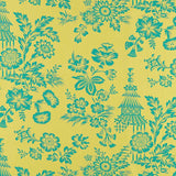 Schumacher Song Garden Chartreuse Fabric