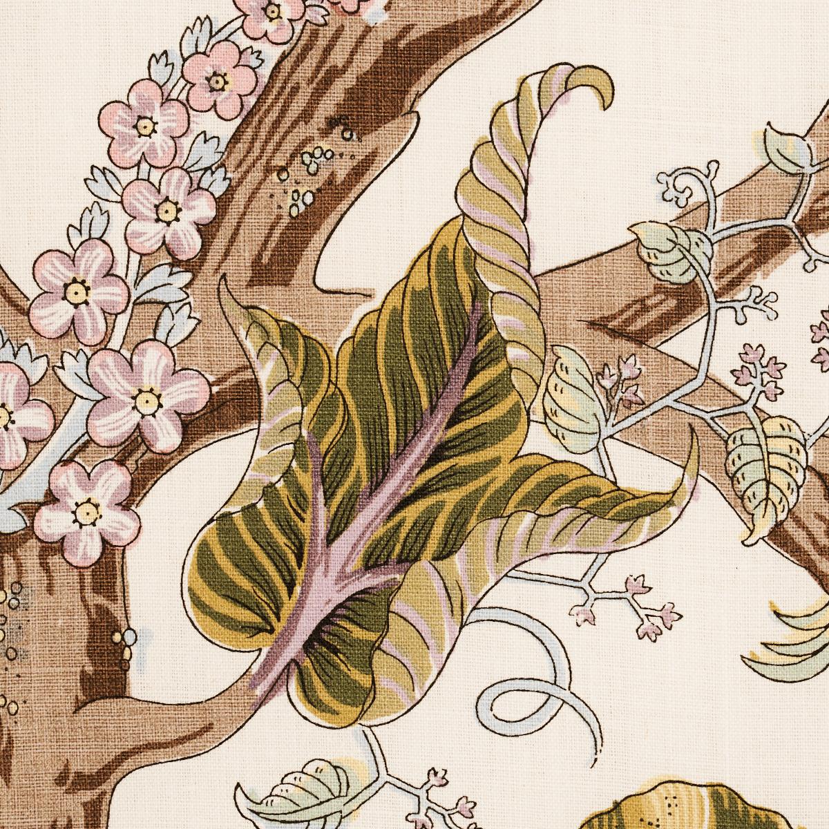 Schumacher Indian Arbre Spring Fabric