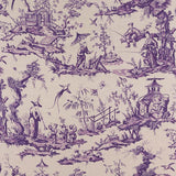 Schumacher Shengyou Toile Iris Fabric