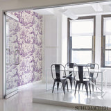 Schumacher Shengyou Toile Iris Fabric