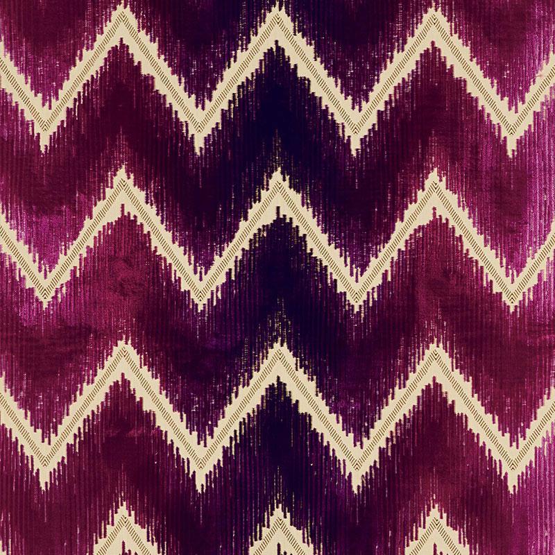 Schumacher Shock Wave Ruby Fabric